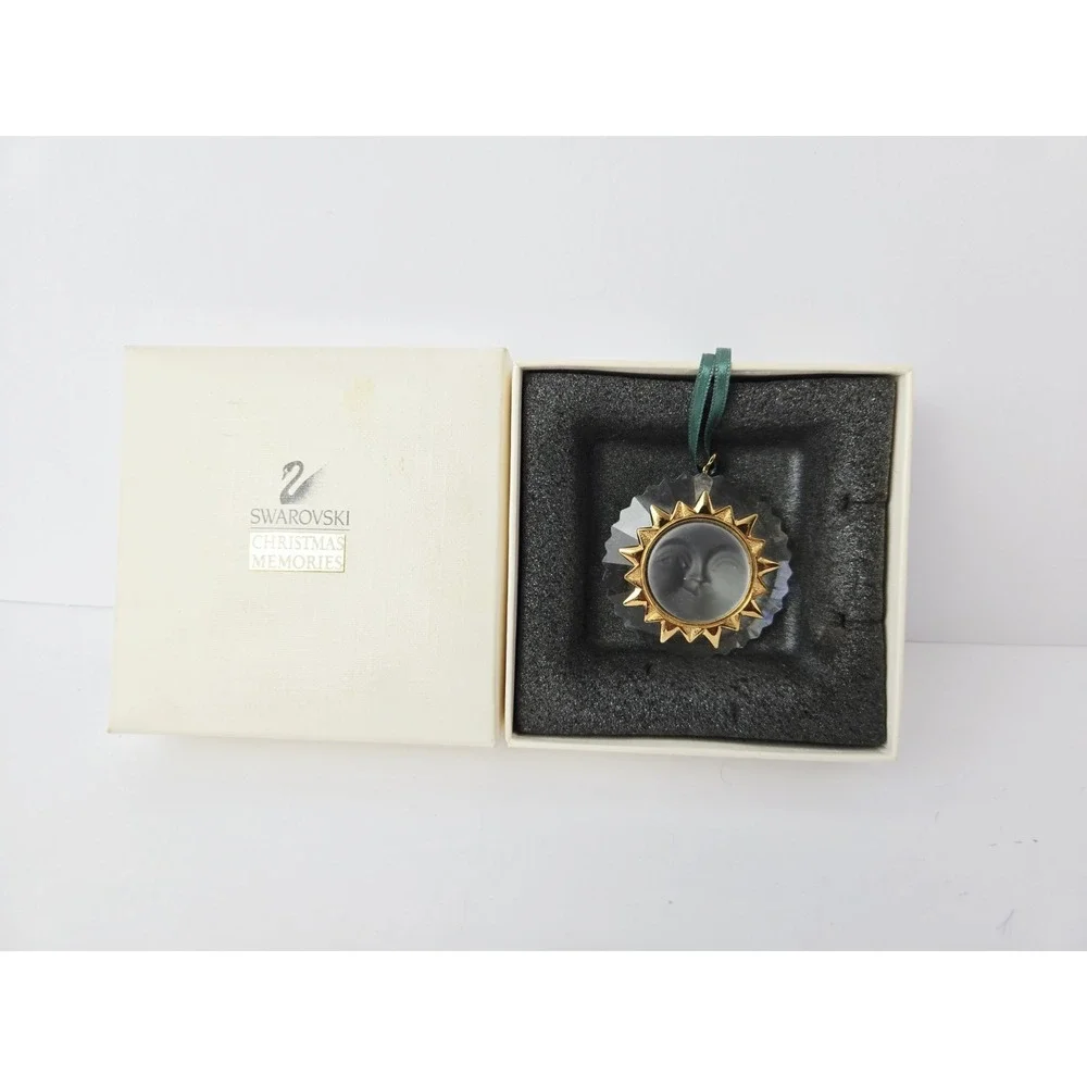 Swarovski Crystal Christmas Memories Sun Ornament w/ Original Box‎